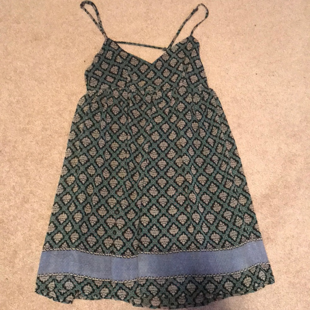 Tank dress with open back